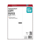 (10 Pack)  Premium Bright Paper, 8.5" X 11", 96 Bright, White, 24 Lb., 1 Ream (500 Sheets)