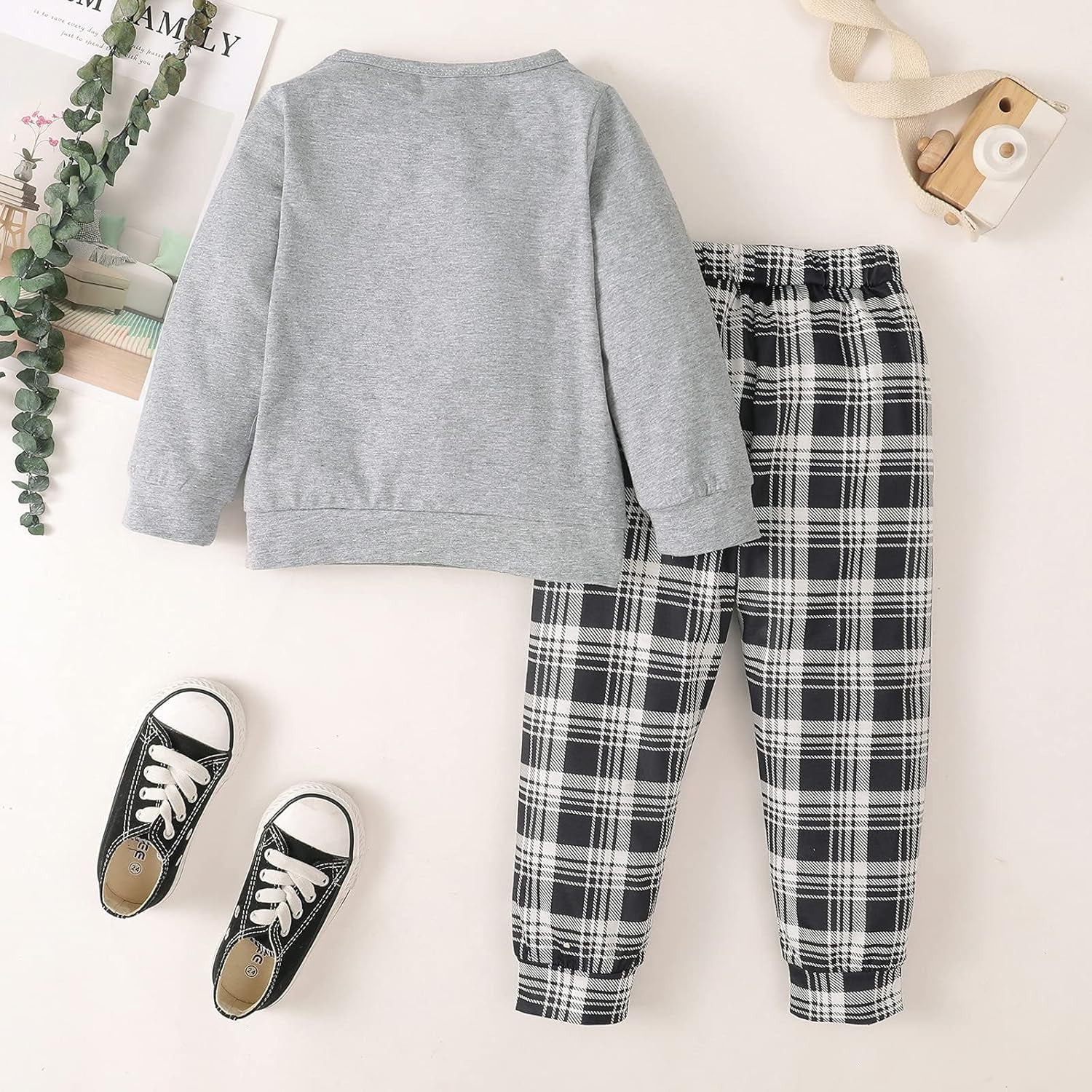 3T Boys Fall Pants Set Toddler Boy Long Sleeve Clothes Fall/Winter Grey Outfits
