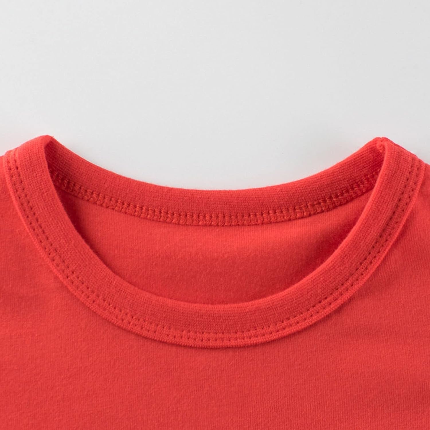 Cute Toddler Clothes Set for Boys' Short Sleeve Tees Cotton Casual Airplane Rainbow Graphic Crewneck (Red, 3-4 Years)