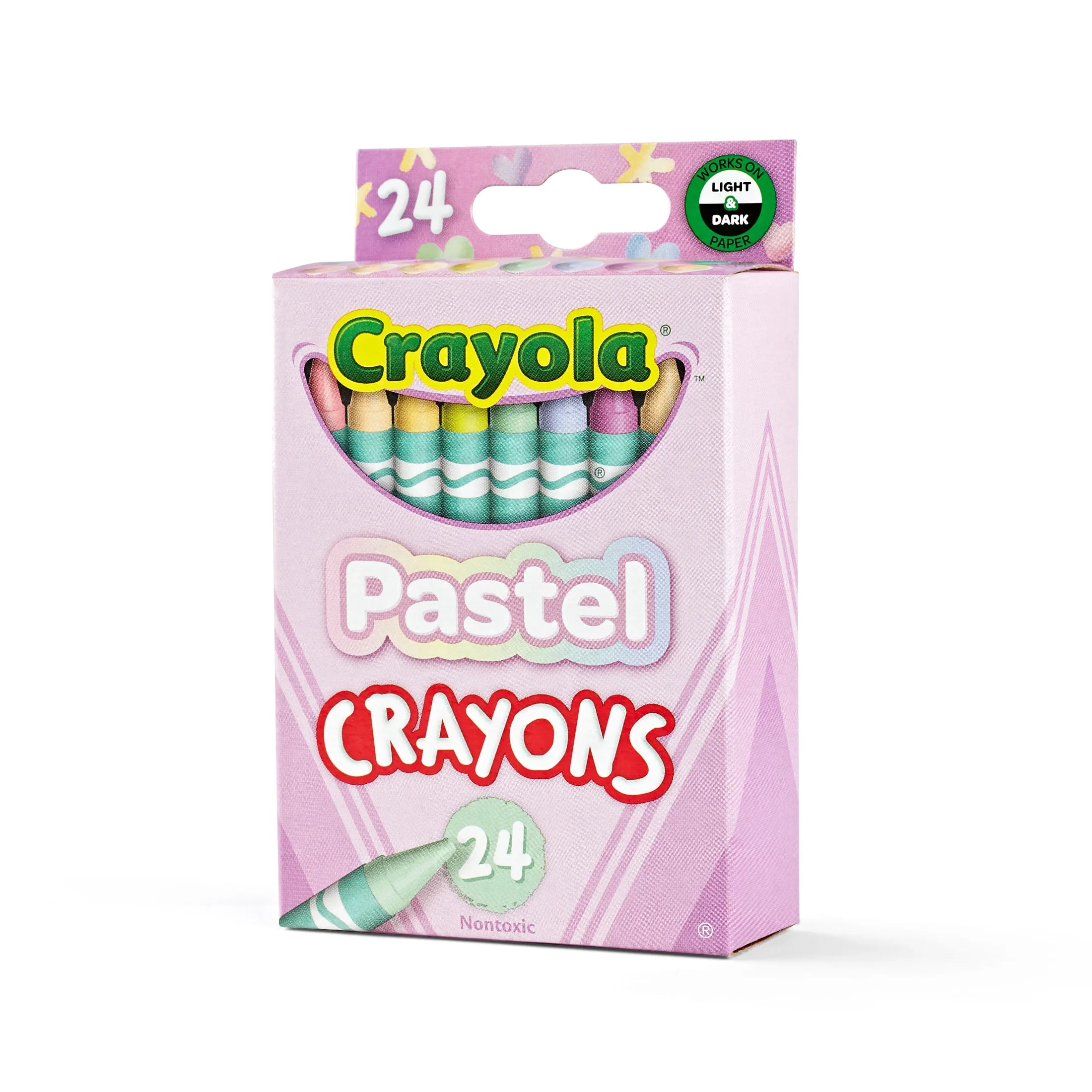(3 Pack)  24 Ct Pastel Crayons, School Supplies, Art Supplies, Creative Gifts for Kids Ages 3+