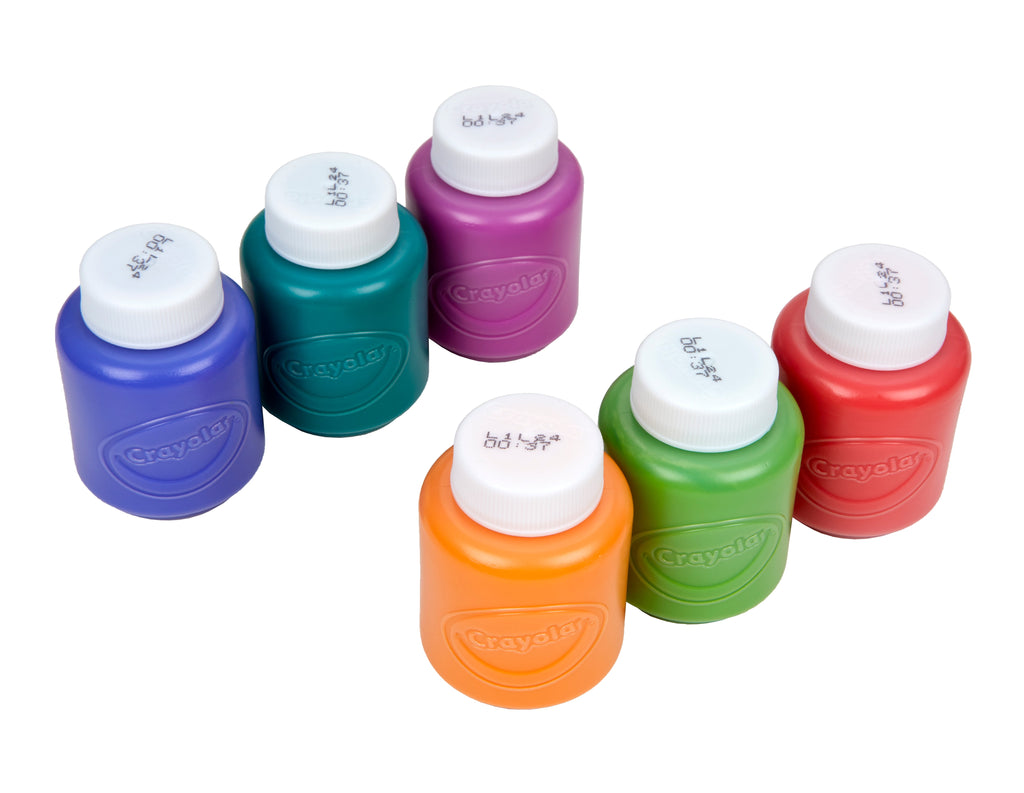 Washable Kids Paint, 6 Ct, Stocking Stuffers for Toddlers and Kids, Arts & Crafts, Classroom Must Haves