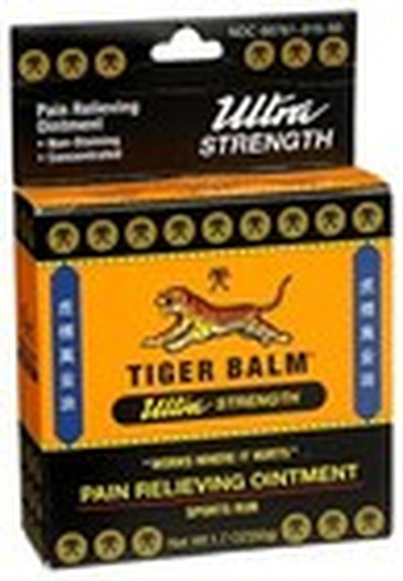 Tiger Balm Muscle Rub 1.7Oz Pain Relief for Aches Sprains Arthritis