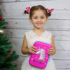 Unicorn Pencil Case for Girls | Cute Preschool, Kindergarten, and Elementary Pen Holder with Compartments |Toddler Pink School Zipper Pouch (Pink Unicorn) (Pink Unicorn)