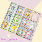 Notebook for Girls Notebooks with Squishy Animals Stress Relief Pen,Cute Decompression Journal for Women,Mouse Notebooks+One Pens