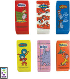 Raymond  Dr Seuss Beveled Erasers for Kids (Pack of 48)