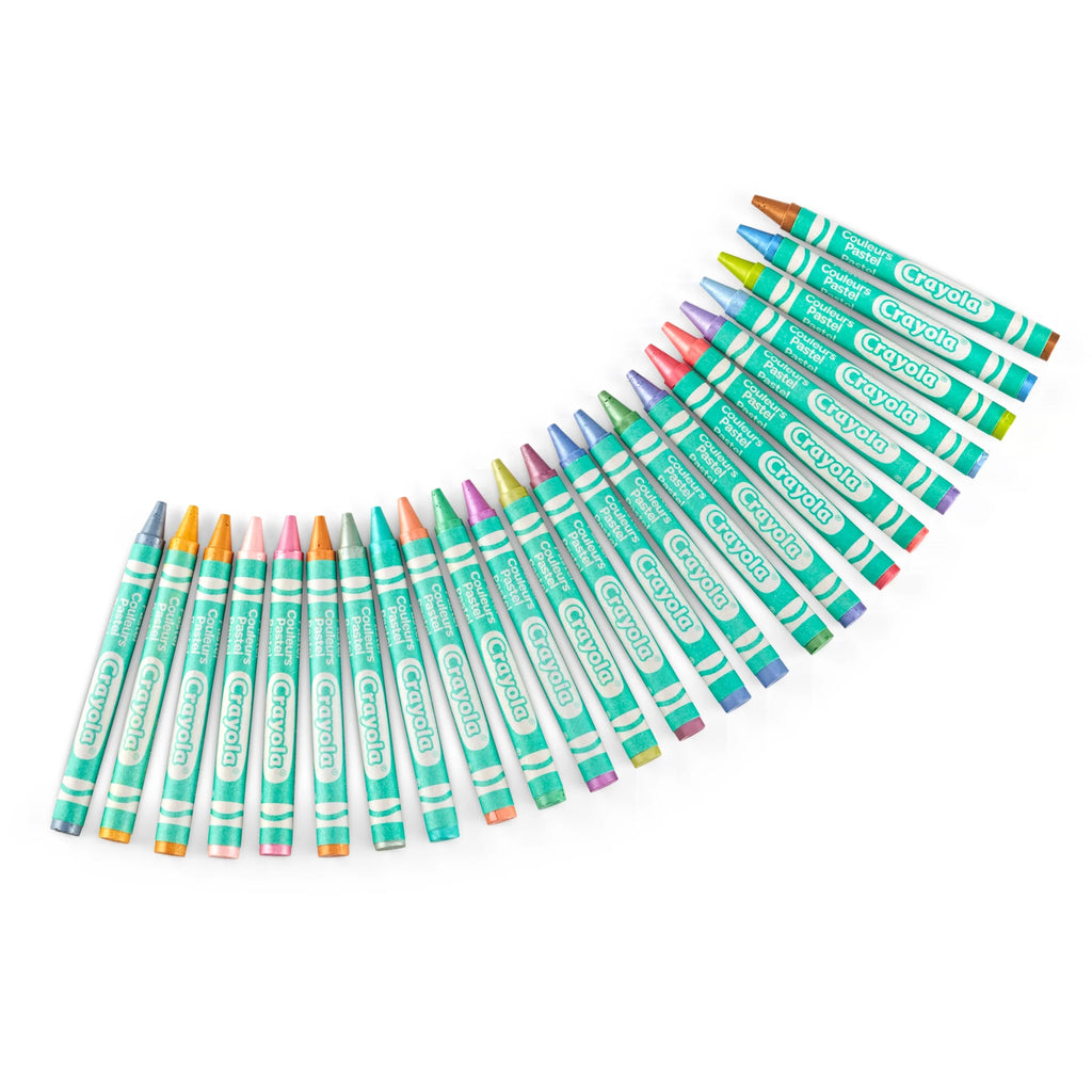 (3 Pack)  24 Ct Pastel Crayons, School Supplies, Art Supplies, Creative Gifts for Kids Ages 3+