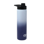 24Oz Blue Ombre Stainless Steel Bottle with Screw Cap Lid, by