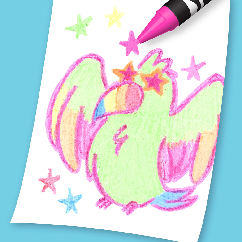(3 Pack)  Neon Crayons, 24 Ct, School Supplies, Classroom Must Haves, Cute Crayons, Arts & Crafts, Coloring Gift for Kids, Ages 3+