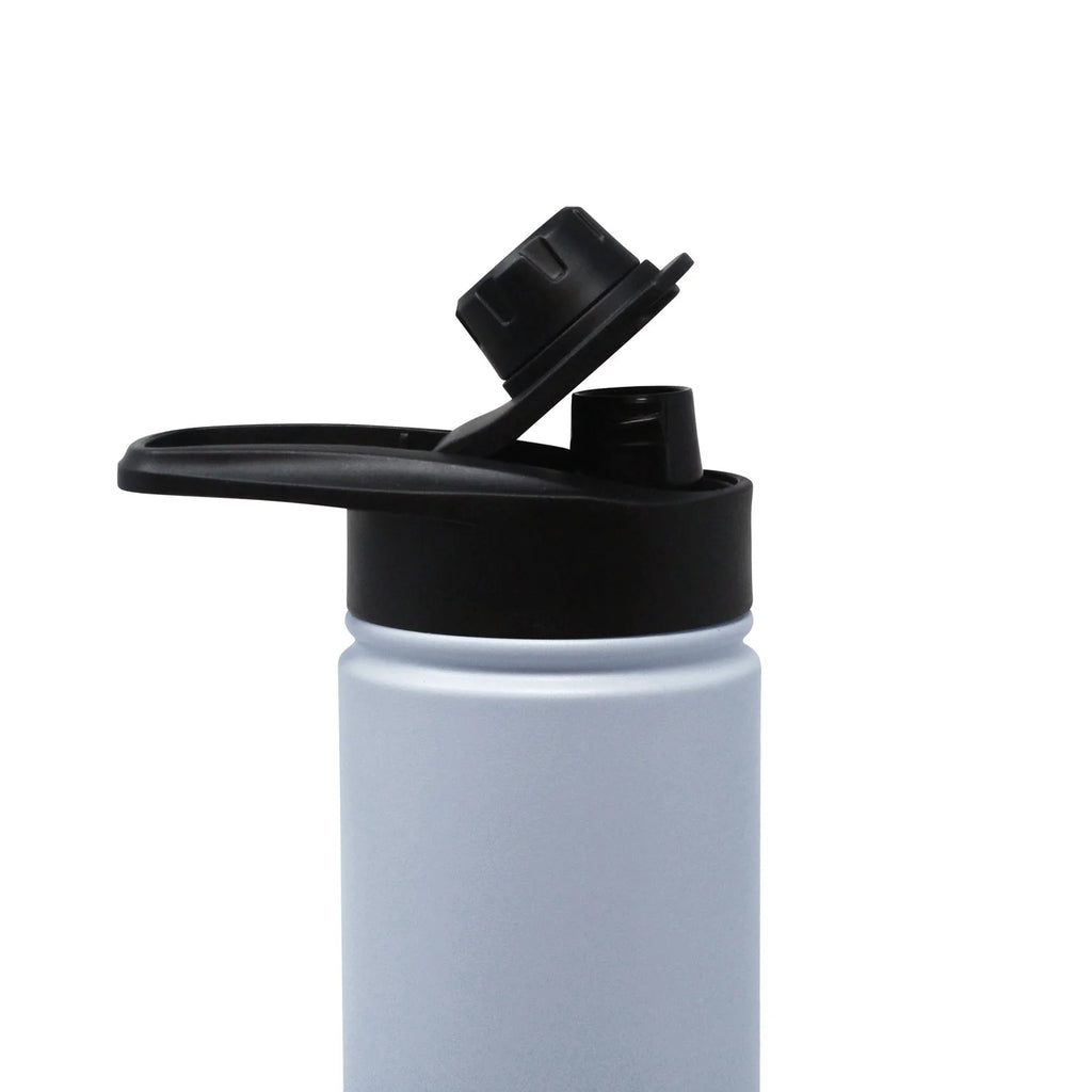 24Oz Blue Ombre Stainless Steel Bottle with Screw Cap Lid, by