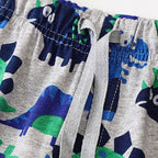2023 Toddler Kids Boys Summer Short Sleeve Dinosaur T Shirts Tops Shorts Outfits Clothes Set 2 to 7 (2-Black, 2-3 Years)